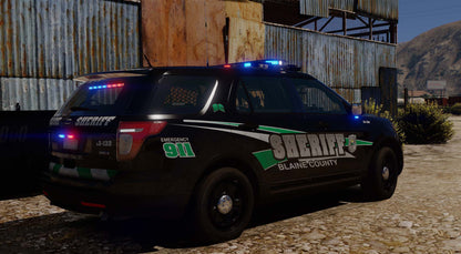 Fictional Sheriff Livery Pack (Blaine)