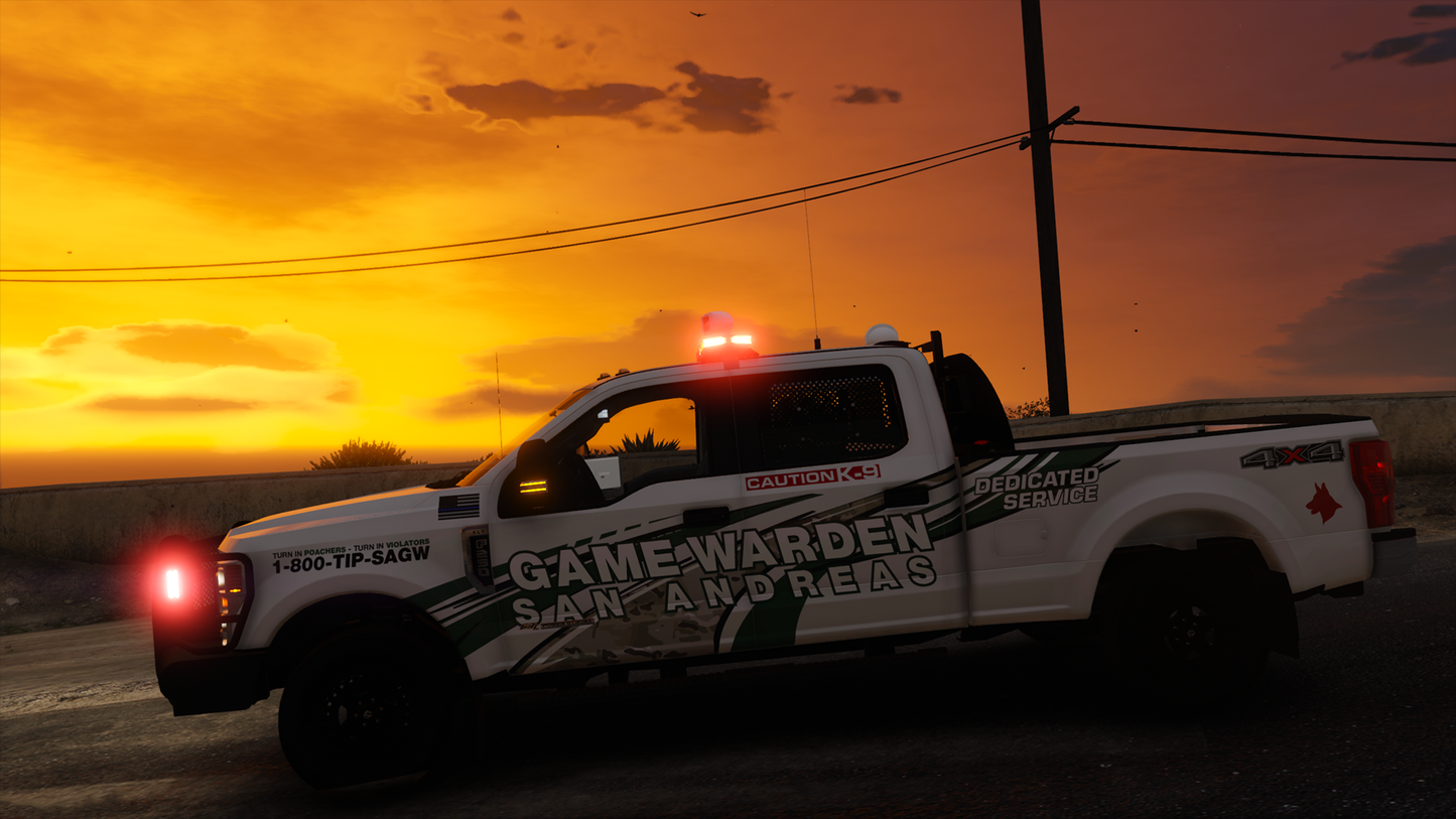 2021 Generic 250 Class Game Warden K9 Truck