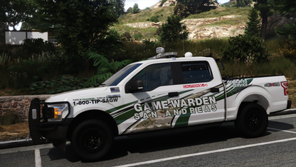 2018 Generic 150 Class Game Warden Truck  K9 Variant