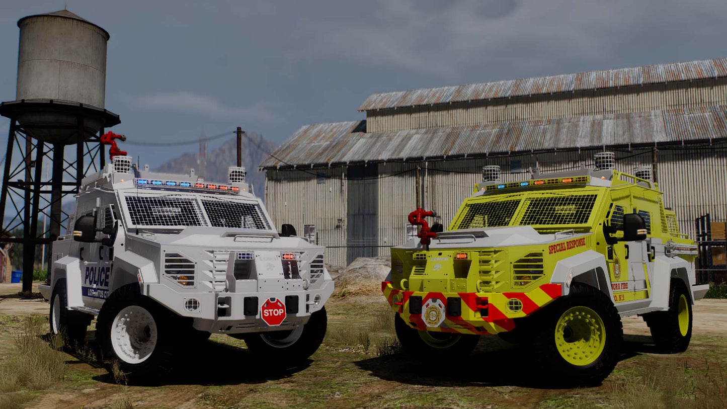 2022 X3 Firecat & Bearcat Armored SWAT Truck