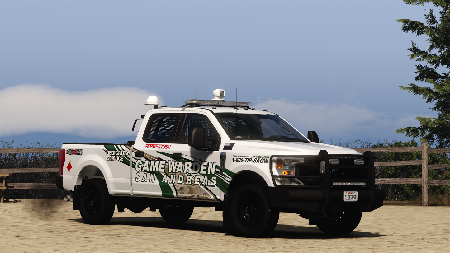 2021 Generic 250 Class Game Warden K9 Truck