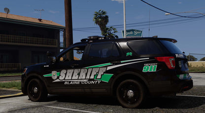 Fictional Sheriff Livery Pack (Blaine)