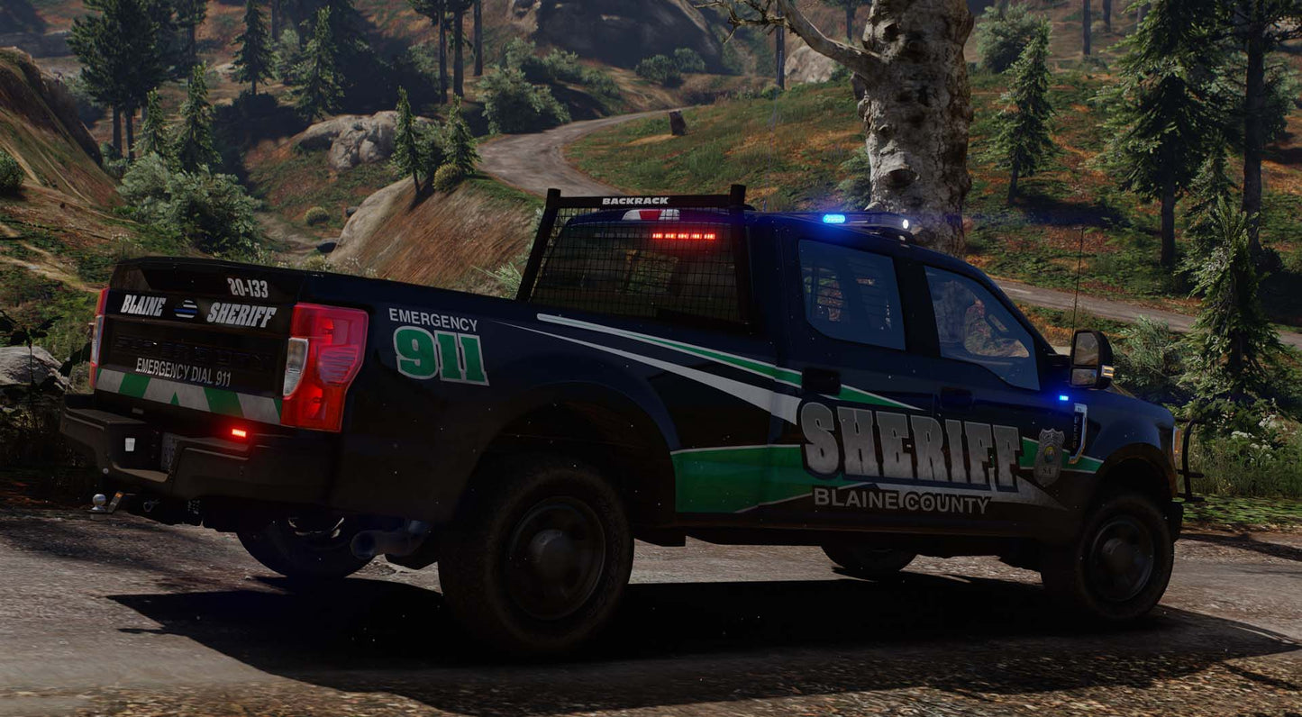 Fictional Sheriff Livery Pack (Blaine)