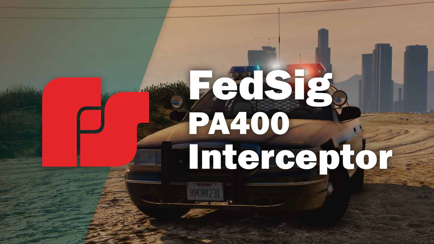 PA400 Interceptor Siren