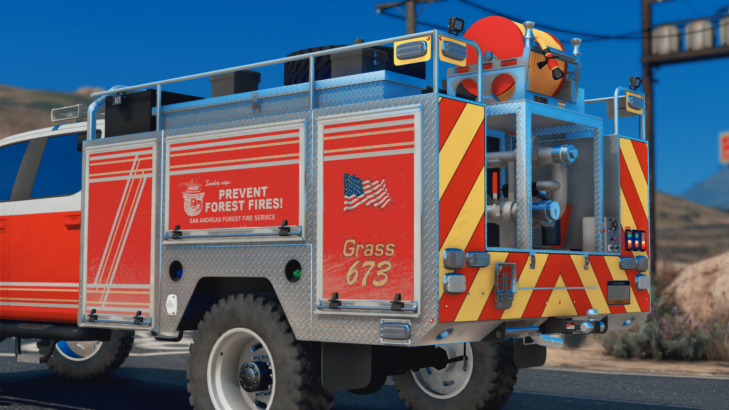 2018 Generic 5500 Class Crew & Single Cab Offroad 4x4 Fire Brush Trucks