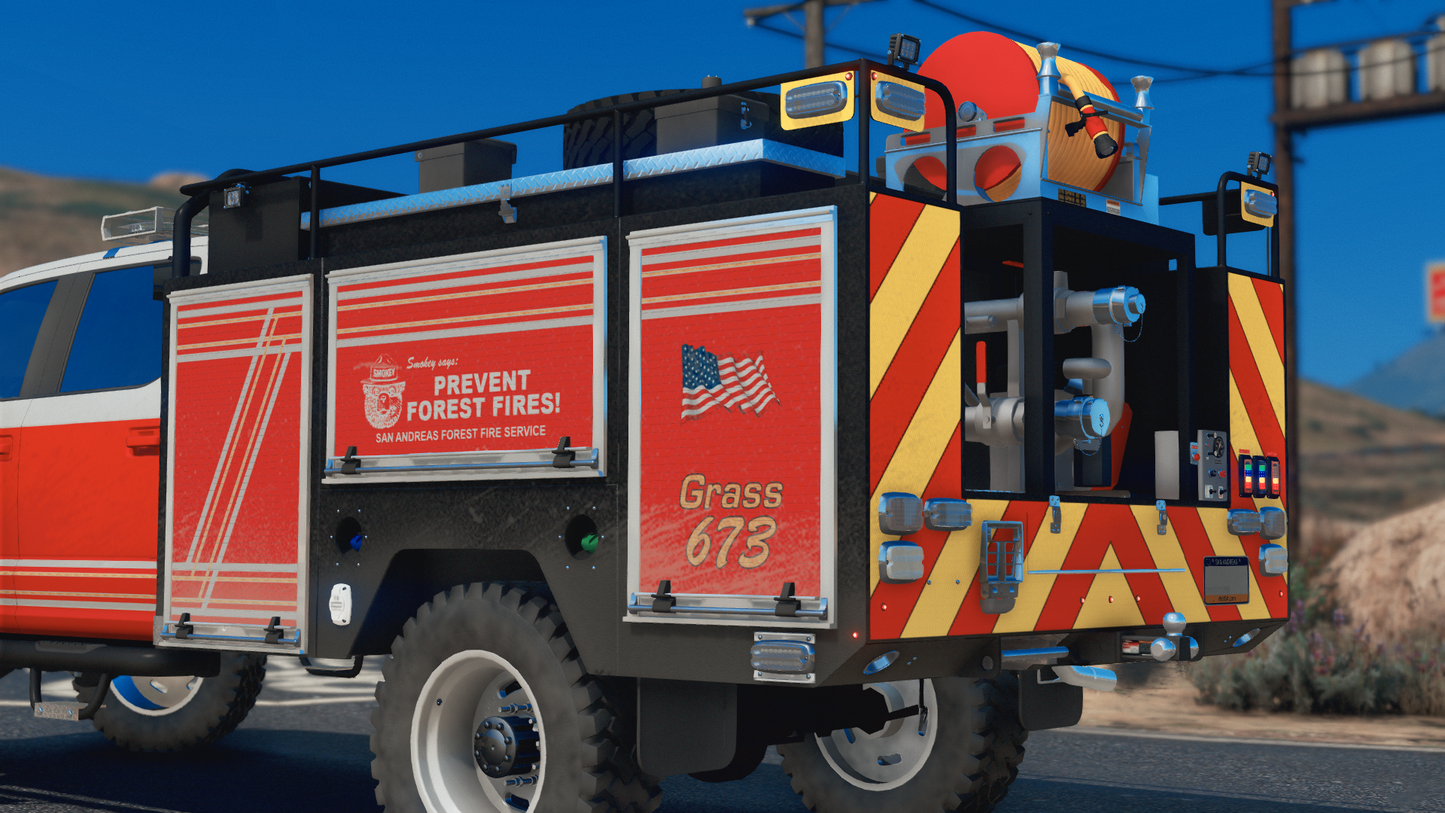 2018 Generic 5500 Class Crew & Single Cab Offroad 4x4 Fire Brush Trucks