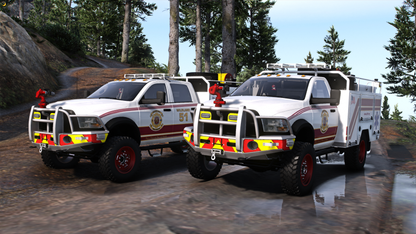 2016 Generic 5500 Class Crew & Single Cab Offroad 4x4 Fire Brush Trucks