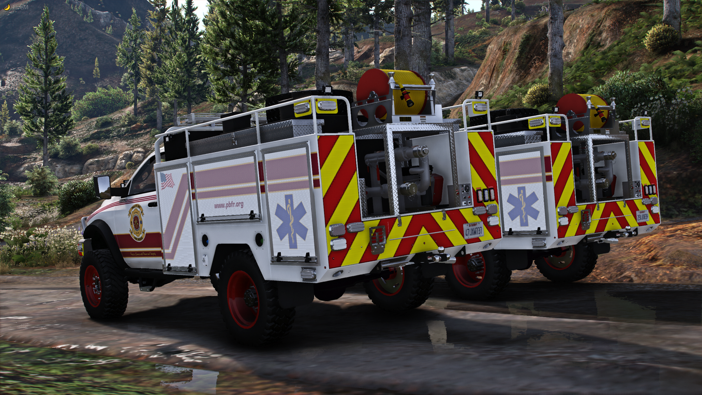 2016 Generic 5500 Class Crew & Single Cab Offroad 4x4 Fire Brush Trucks