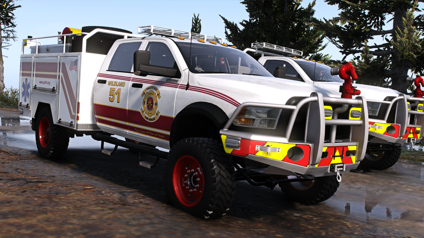 2016 Generic 5500 Class Crew & Single Cab Offroad 4x4 Fire Brush Trucks