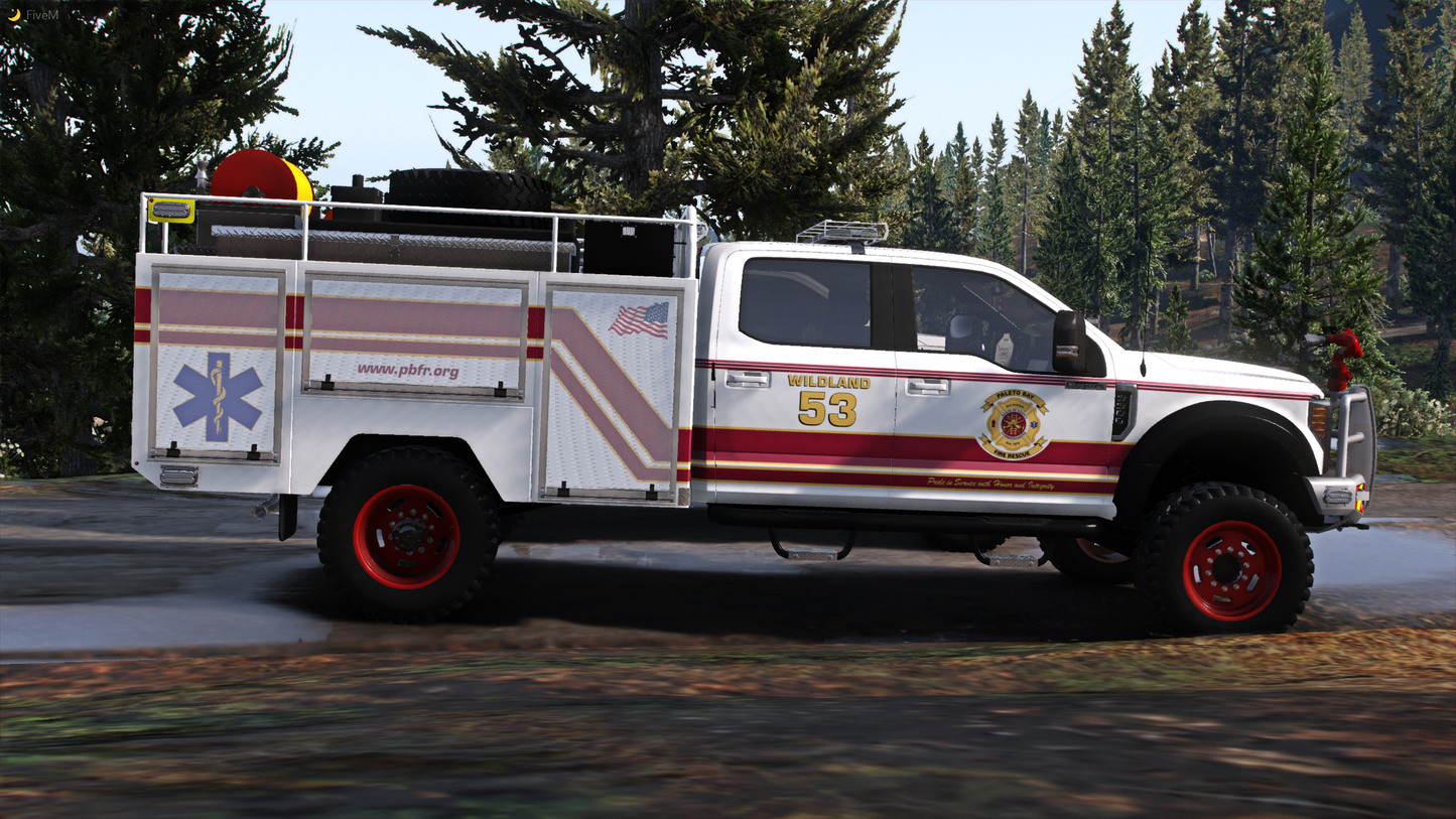 2018 Generic 5500 Class Crew & Single Cab Offroad 4x4 Fire Brush Trucks