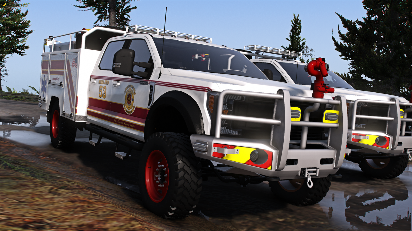 2018 Generic 5500 Class Crew & Single Cab Offroad 4x4 Fire Brush Trucks