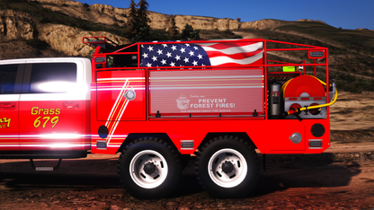 2018 Generic 5500 Class Offroad Crew Cab 6x6 Fire Brush Truck