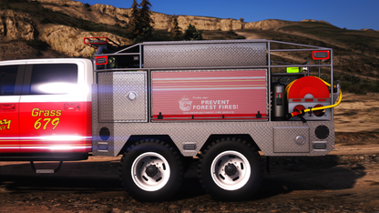 2018 Generic 5500 Class Offroad Crew Cab 6x6 Fire Brush Truck